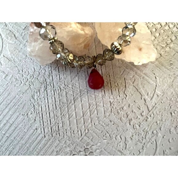 Simple Beaded Drop Stretch Bracelet - Picture 6 of 9